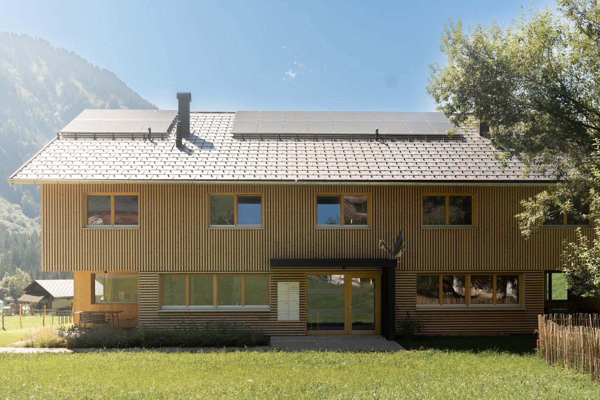Haus Kanabe Schoppernau Exterior foto